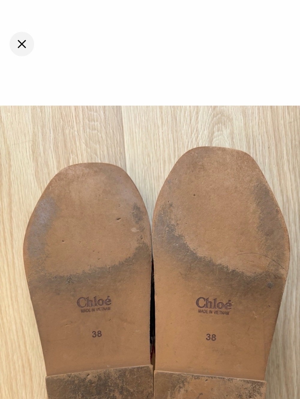 Chloe Women's Woody Black Crossover Slide Sandals Size 38 ~ RARE - Picture 2 of 3